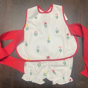 NWT The Beaufort Bonnet Company Talbott Side Tie Bloomer Set in Travilah Tulip